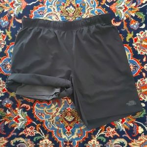 Like New! The North Face Ampere Dual Shorts Sz Lg